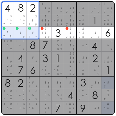 sudoku hidden pair